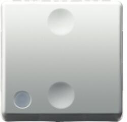Gewiss Întrerupător cap-scară simplu Gewiss 2 module cu locaș pentru LED, alb (GS01632)