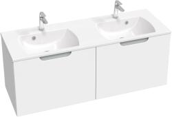 RAVAK Classic II dulap 130x45x47 cm sub chiuveta pe perete alb-gri X000001483 (X000001483)