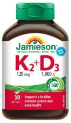 Jamieson Витамини K2 120mcg и D3 1000 IU 30 капсули (IP1686)