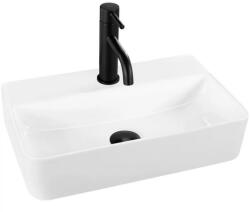 Rea Naomi falra szerelhető vagy pultra ültethető mosdó 45, 5cx28, 5 cm , fehér REA-U0630 (REA-U0630)