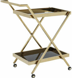  KARE Design Casino Arany Bárszerviz Kocsi - Gurulós, 2 szintes (81385)