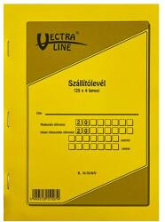 VECTRALINE Nyomtatvány szállítólevél VECTRALINE A/5 álló 25x4 lapos B10-70/A/V (B10-70/A/V)