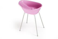Okbaby Бебешка вана със стойка OK Baby - Бела, Розова (OKBBES92502PI)