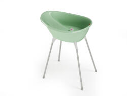 Okbaby Бебешка вана със стойка OK Baby - Бела, Зелена (OKBBES92503GR)