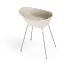 Okbaby Бебешка вана със стойка OK Baby - Бела, Бяла (OKBBES92506WH)