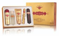Cuba Royal SET: edt 100ml + edt 35ml + after shave 100ml + tusfürdő gél 200ml + Telový sprej 200ml férfi parfüm
