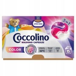 Coccolino Színes textíliák mosókapszulái színvédelem 3 in 1 15 db Coccolino (8720181512841)