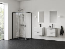 RAVAK Zuhanykabin, Ravak Blix II NBLRV2K 80, fekete 1XM40300Z1 - mozaikkeramia