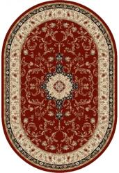 Delta Carpet Covor Oval, 200 x 300 cm, Grena, Lotos 523 (LOTUS-523-210-O-23) Covor