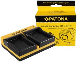 Patona Dual incarcator pentru Samsung SLB-0837B IA-BH130C IA-BH130LB Digimax i85 L74 wide incl. Micro-USB cable