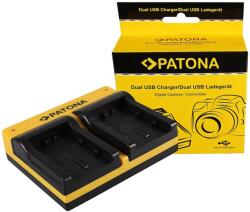 Patona Dual incarcator pentru Samsung IA-BP210E HMX HMXH203 HMX-H203 IA-BP210E SMX SMXF40 inkl. Micro-USB