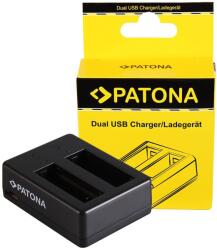 Patona Incarcator Patona Dual pentru SJCAM SJ6 Legend Black SJ6000 cu cablu Micro-USB