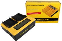 Patona Dual LCD USB incarcator pentru Samsung SB-P90A SC SC105L SC-105L SCM105 SC-M105 SCM105S
