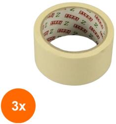 Z-tools Set 3 x Banda Adeziva din Hartie, 48 mm x 30 m (LIZ-3xZLN-ZLN8717)