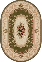 Delta Carpet Covor Oval, 200 x 300 cm, Verde, Lotos 535 (LOTUS-535-310-O-23) Covor