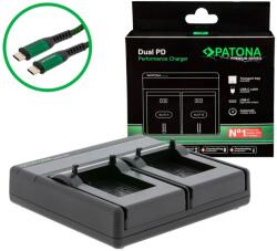 Patona Premium Dual PD Performance incarcator pentru GoPro AHDBT-301 incl. USB-C input/output