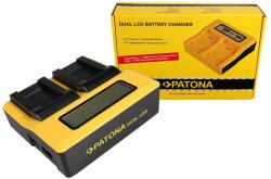 Patona Dual LCD USB incarcator pentru Sanyo DB-L90 DMX DMXSH1 DMX-SH1 DMXSH11 DMX-SH11 DB-L90 VPC