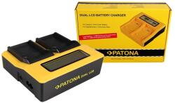 Patona Dual LCD USB incarcator pentru Samsung IABP80W IA-BP80W BP80W