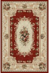 Delta Carpet Covor Dreptunghiular, 200 x 300 cm, Rosu, Lotos Model Floral 535 (LOTUS-535-210-23) Covor