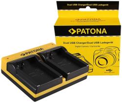 Patona Incarcator Patona Dual pentru Garmin P11P15-04-N02 Montana 600 650 Moto t cu cablu Micro-USB