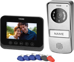 VIRONE ENIF videó kaputelefon fekete (VD62)
