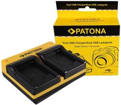 Patona Dual incarcator pentru Samsung BP-88A DV200 DV300 inkl. Micro-USB Kabel
