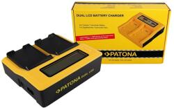 Patona Dual LCD USB incarcator pentru Samsung EB-F1A2GBU I519 I569 I579 I8150 i8150 W i9050 i9100
