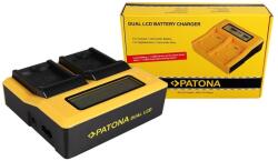 Patona Dual LCD USB incarcator pentru Samsung BP88B MV900 MV900F
