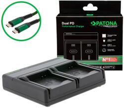 Patona Incarcator Patona Premium Dual PD Performance pentru Rollei RL410B cu intrare/iesire USB-C