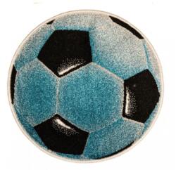 Delta Carpet Covor Rotund, 67 x 67 cm, Albastru, Kolibri Minge Fotbal (KOLIBRI-11198-140-O-067067) Covor