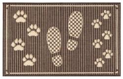 Delta Carpet Covor Dreptunghiular pentru Usa Intrare, 40 x 60 cm, Maro / Bej, Model Talpici Natura (NATURA-988-91-0406) Pres