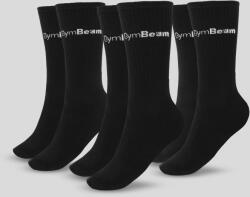 GymBeam Ponožky 3/4 Socks 3Pack Black L