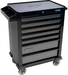 SP Tools Szerszámos kocsi gyári-felszerelt 321 db-os 7 fiók CUSTOM Ser. - FEKETE (SPSS028)