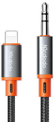 Mcdodo CA-0890 Lightning-3, 5 mm-es AUX Mini Jack Kábel 1, 8 m Fekete