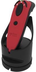 Socket Mobile DuraScan D720 Kézi vonalkódolvasó + Töltőállvány - Piros/Fekete (CX4056-3119) (CX4056-3119)