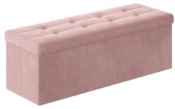  Taburette tárolóhellyel OTTOMAN 110x38 cm, rózsaszín