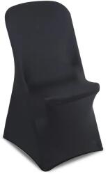 GreenBlue Fekete spandex catering székhuzat 88×50×45 cm, rugalmas illeszkedés (77747)