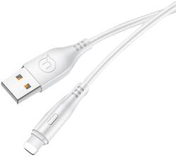 USAMS SJ266USB02 Lightning töltőkábel fehér (SJ266USB02) (SJ266USB02)