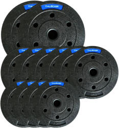 THUNDER Kompozit súlyzókészlet SET-B-09-60KG színes