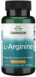 Swanson L-Arginine 500 mg (100 kapszula) - L-Arginin 100 kapszula
