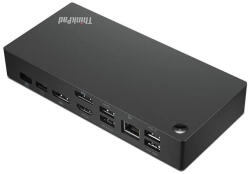 HP Lenovo ThinkPad USB-C Gen2 Dock, + 90W adapter, 1x USB-C, 3x USB 3.1, 2x USB 2.0, 2x DisplayPort, 1x HDMI, 1x RJ45, 1x Jack 3.5mm (LTPUSBCG2)