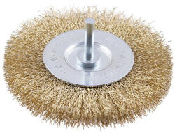  FESTA Csapos körkefe 100 mm sárgaréz bevonat (22029F) - platinashop