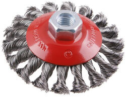  FESTA Döntött sodrott körkefe M14 100 mm acél (22017F) - platinashop