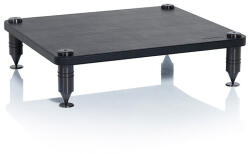 NorStone Como 1 audiofil készüléktartó állvány - fekete bőr (NorStone_como_1-fekete)