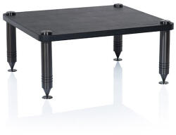 NorStone Como 3 audiofil készüléktartó állvány - fekete bőr (NorStone_como_3-fekete)