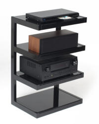 NorStone ESSE Hi-Fi állvány Fekete / fekete üveg (NorStone_ESSE_Hi-Fi)