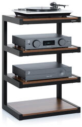 NorStone ESSE Hi-Fi állvány Fekete / Dió (NorStone_ESSE_Hi-Fi-dio)