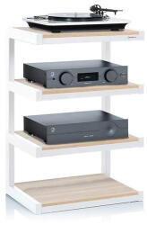 NorStone ESSE Hi-Fi állvány Fehér / tölgy fa (NorStone_ESSE_Hi-Fi-feher)