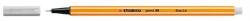 STABILO Tűfilc, 0, 4 mm, STABILO "Point 88", világos szürke (88/94) - mystock