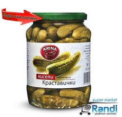 Крина Кисели краставички Крина 680гр